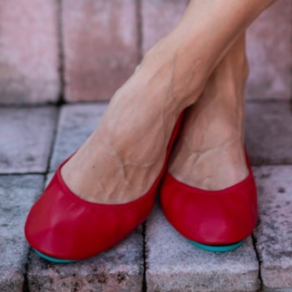 Red Tieks Size 9 - Picture 1 of 6